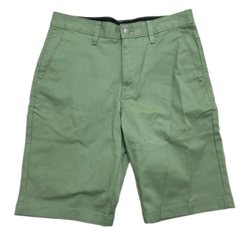 VOLCOM Men's VMonty Stretch Shorts Green Size 38 MSRP $50
